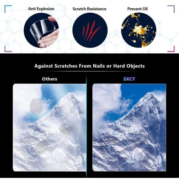 8'' Center Touch Screen Protector Tempered Glass For Toyota Corolla 2023-2024 - Picture 4 of 4